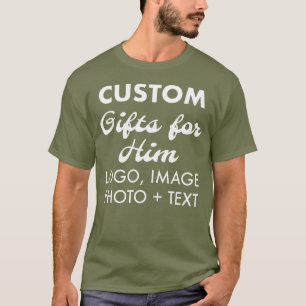 Angepasste personalisierte Männermüdigkeit Grüner T-Shirt