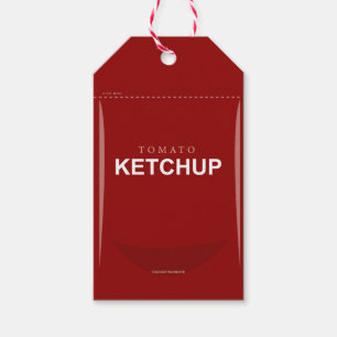 Angepasste Red Tomato Ketchup-Geschenkmarke Geschenkanhänger