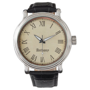 Angepasste römische Uhr mit Namen