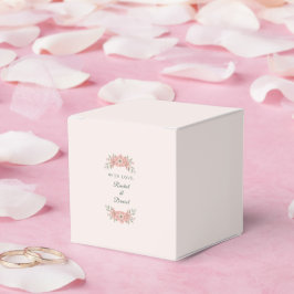 Angepasste Roségarten Florale Minimale Hochzeit Geschenkschachtel