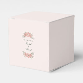 Angepasste Roségarten Florale Minimale Hochzeit Geschenkschachtel