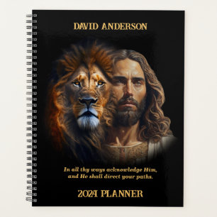 Angepasste Schrift Glaubensplaner Jesus Löwe von J Planer