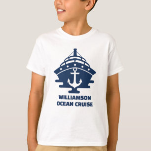 Angepasste Strandkreuzfahrt Nautical Anker Kinder  T-Shirt