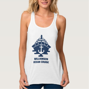 Angepasste Strandkreuzfahrt Reise Nautical Anker D Tank Top