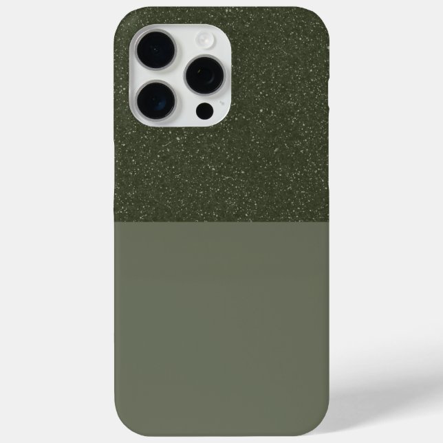 Angepasste Texturierte Moss Split iPhone 15 Pro Ma Case-Mate iPhone Hülle (Rückseite)