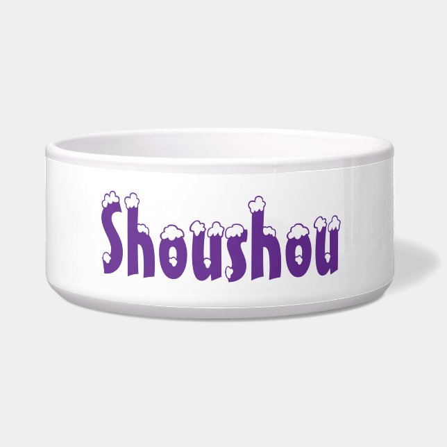 Angepasste Tierschüssel Napf (Vorderseite)