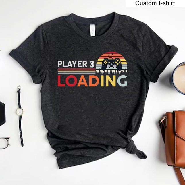 Angepasste Vintage Schwangerschaftsankündigung für T-Shirt (Custom Vintage pregnancy announcement for new born T-Shirt)