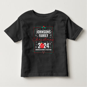 Angepasste Weihnachtsgruppe der Familie - passende Kleinkind T-shirt