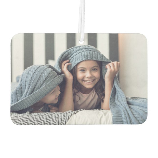 Angepasste zwei Foto Autolufterfrischer (Rückseite)