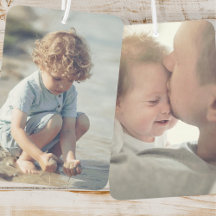 Angepasste zwei Foto