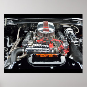 Angepasster Automotor Poster
