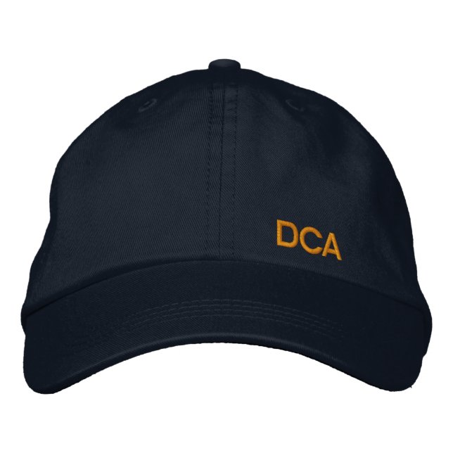 Angepasster bestickter Hut mit Ihrem Monogramm (Vorderseite)