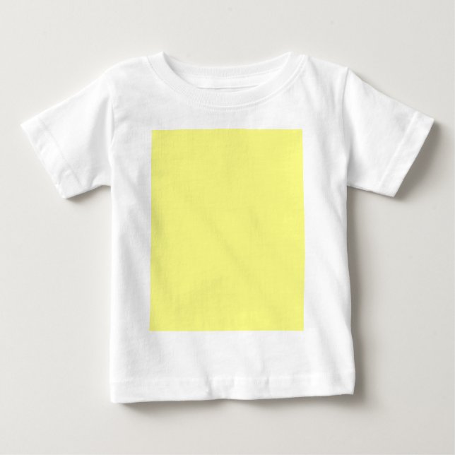 Angepasster Designer für die gelbe Farbe Baby T-shirt (Vorderseite)