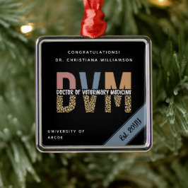 Angepasster DVM Arzt für Tiermedizin Chic Ornament Aus Metall