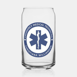 Angepasster EMT-Symbol Notmediziner Dosenglas