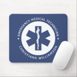 Angepasster EMT-Symbol Notmediziner Mousepad<br><div class="desc">Custom EMT Symbol Emergency Medical Techniker Geschenke!</div>