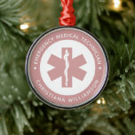 Angepasster EMT-Symbol Notmediziner Ornament Aus Metall<br><div class="desc">Custom EMT Symbol Emergency Medical Techniker Geschenke!</div>