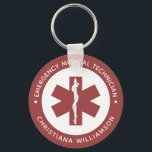Angepasster EMT-Symbol Notmediziner Schlüsselanhänger<br><div class="desc">Custom EMT Symbol Emergency Medical Techniker Geschenke!</div>