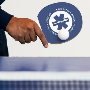 Angepasster EMT-Symbol Notmediziner Tischtennis Schläger