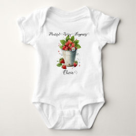Angepasster Erdbeerpun - reichlich Berry Happy Baby Strampler