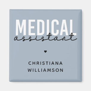 Angepasster medizinischer Assistent Geschenk ein Magnet