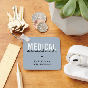 Angepasster medizinischer Assistent   Geschenk ein Schlüsselanhänger