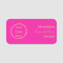 Angepasster moderner Hot Pink Gold Mitarbeiter