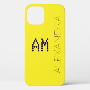 Angepasster Name & Monogram-Trendy-Schriftart auf  Case-Mate iPhone Hülle