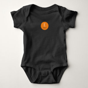 Angepasster Name von Twilight Monogramm Baby Strampler