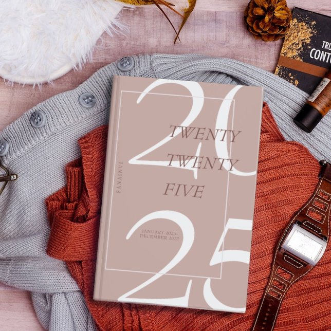 Angepasster Niedlich rosa Minimal 2026 Kalenderpla Planer (Von Creator hochgeladen)