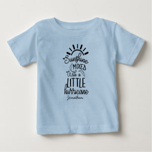 Angepasster Niedlicher Sonnenschein gemischt mit e Baby T-shirt