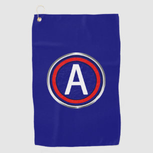Angepasster Patch für die dritte Armee Golfhandtuch