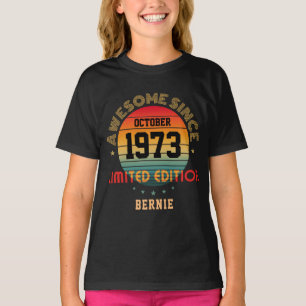 Angepasster Phantastischer Geburtsjahrsname Vintag T-Shirt