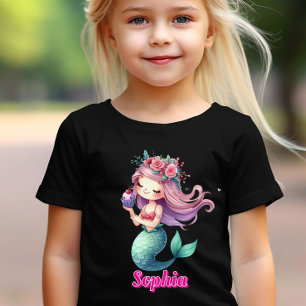 Angepasster rosa Name T-Shirt