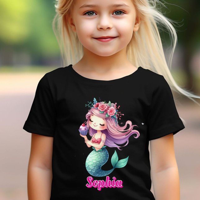 Angepasster rosa Name T-Shirt (Von Creator hochgeladen)