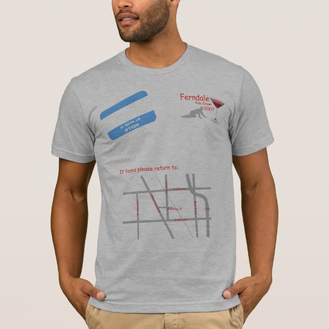 Angepasster T - Shirt (Vorderseite)