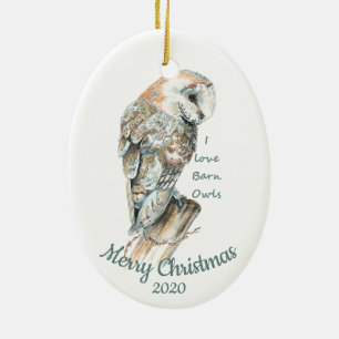 Angepasster Weihnachtsgebirgsvogel Keramik Ornament