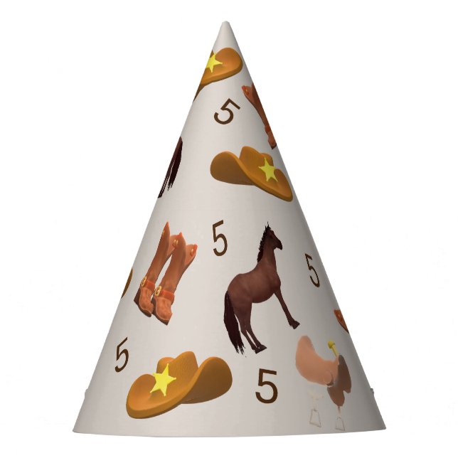 Angepasster Western Partyhütchen (Vorderseite)