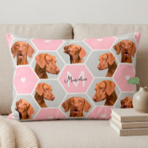 Angepasstes 10 Pet Hund Foto Collage Monogramm Pin