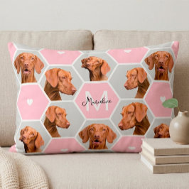 Angepasstes 10 Pet Hund Foto Collage Monogramm Pin Dekokissen