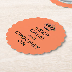 Angepasstes Behalten Calm (Ihr Wort) Korallen Set  Untersetzer