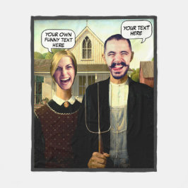 Angepasstes, berühmtes Bild im Loch Fleecedecke