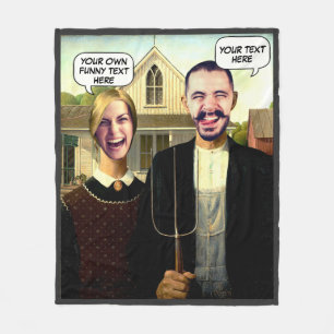 Angepasstes, berühmtes Bild im Loch Fleecedecke