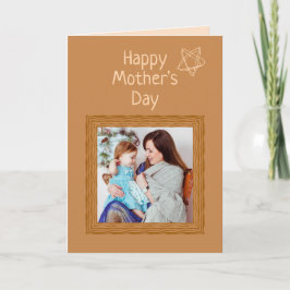 Angepasstes Foto für die Niedliche Muttertagskarte Karte