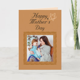 Angepasstes Foto für die Niedliche Muttertagskarte Karte