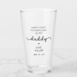 Angepasstes Geschenk des ersten Vaters NeuDaddy Ke Glas