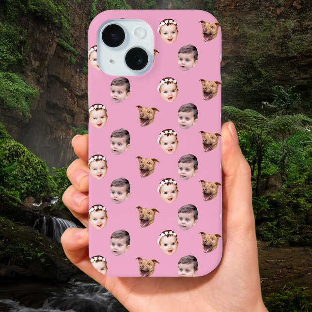 Angepasstes Gesicht, einzigartiges Familiengeschen Case-Mate iPhone Hülle (Von Creator hochgeladen)