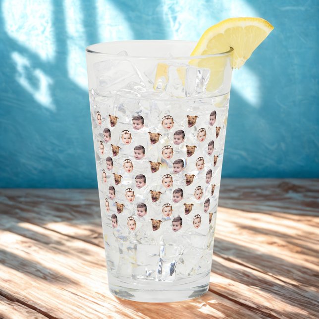 Angepasstes Gesicht, einzigartiges Familiengeschen Glas (Von Creator hochgeladen)