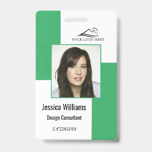 Angepasstes modernes Corporate Mitarbeiter-ID-Abze Ausweis