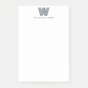 Angepasstes, modernes Minimalistisch geometrisches Post-it Klebezettel